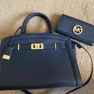 Michael Kors purse & marching wallet